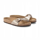 Birkenstock Madrid donna dettaglio tomaia Birko-Flor fascia singola primo piano
