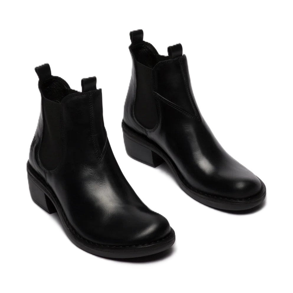 Stivaletti donna Meme Fly London in pelle con elastico