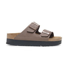 Birkenstock Arizona Papillio Flex Platform donna mocca vista laterale