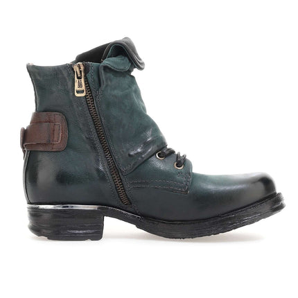 A.S.98 717204 Femme Bottine En Cuir Artisanal Vintage