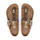 Coppia infradito Birkenstock Gizeh Big Buckle donna pelle oliata Made in Germany