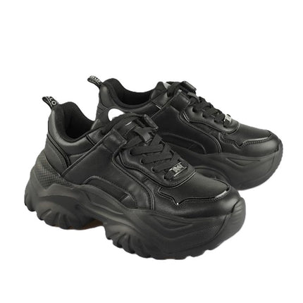 Buffalo Bliss One sneaker donna vegan con platform e tomaia effetto nappa