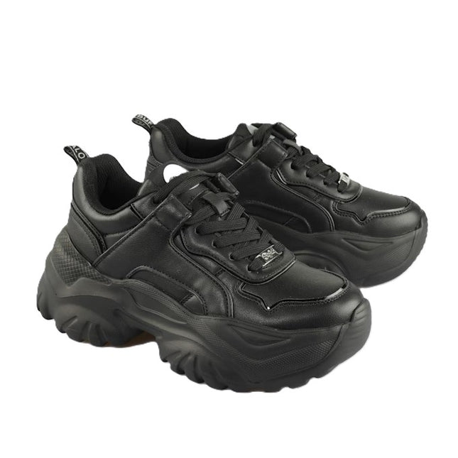 Buffalo Bliss One sneaker donna vegan con platform e tomaia effetto nappa