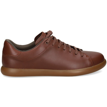 Camper Peu 36411 minimalist men’s leather sneakers with lace-up closure and flexible sole