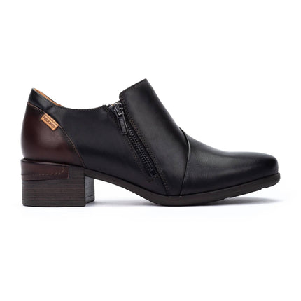 Women’s Málaga ankle boots Pikolinos black side view