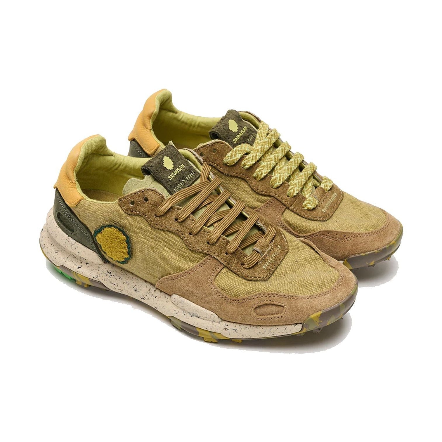 Satorisan Chacrona Linen Unisex Sneaker In Lino e Pelle Sostenibile