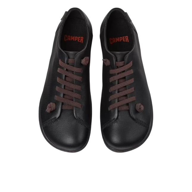 Minimalist beige leather low-top shoes Camper Peu K200514