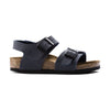 Dettaglio fibbie metalliche regolabili sandalo Birkenstock New York Kids