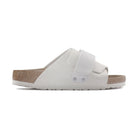 Sandalo Birkenstock Kyoto donna in pelle scamosciata e nabuk con chiusura regolabile vista laterale