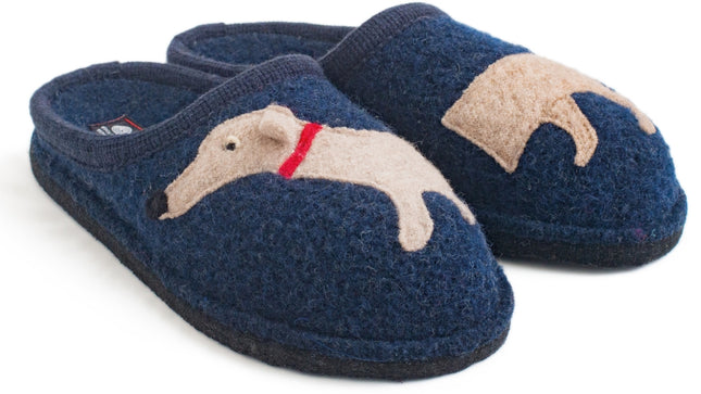 DOGGY - Pantofola da donna HAFLINGER in lana cotta
