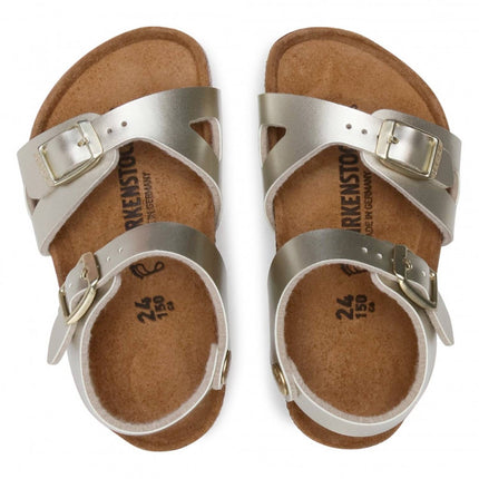 RIO (BIRKO-FLOR KIDS) - Sandalo da bambina Birkenstock con due fasce e cinturini regolabili